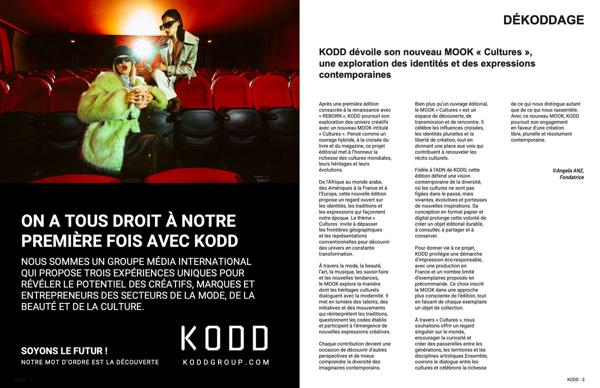 KODD DIGITAL N°1 : CULTURES